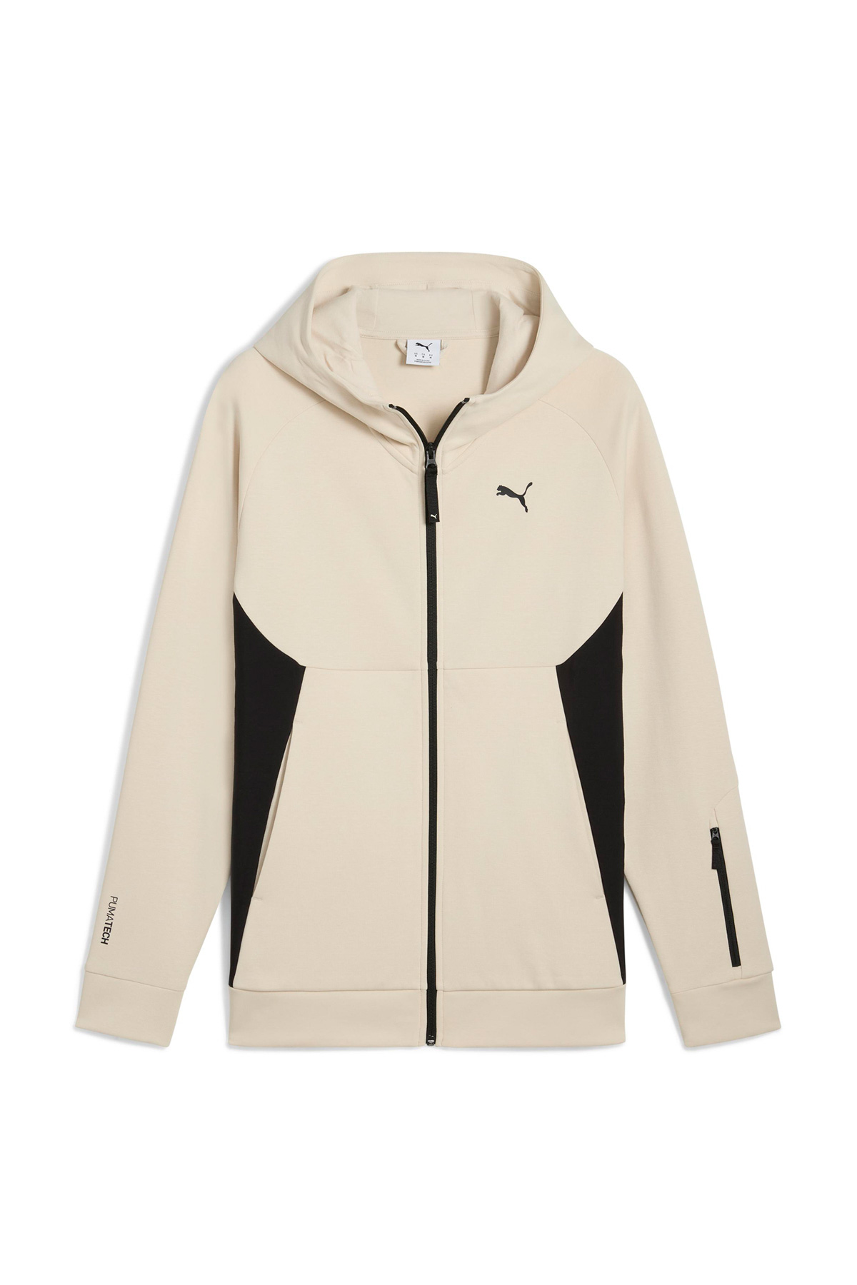 5M,PUMATECH Full-Zip Hoodie,BEJ