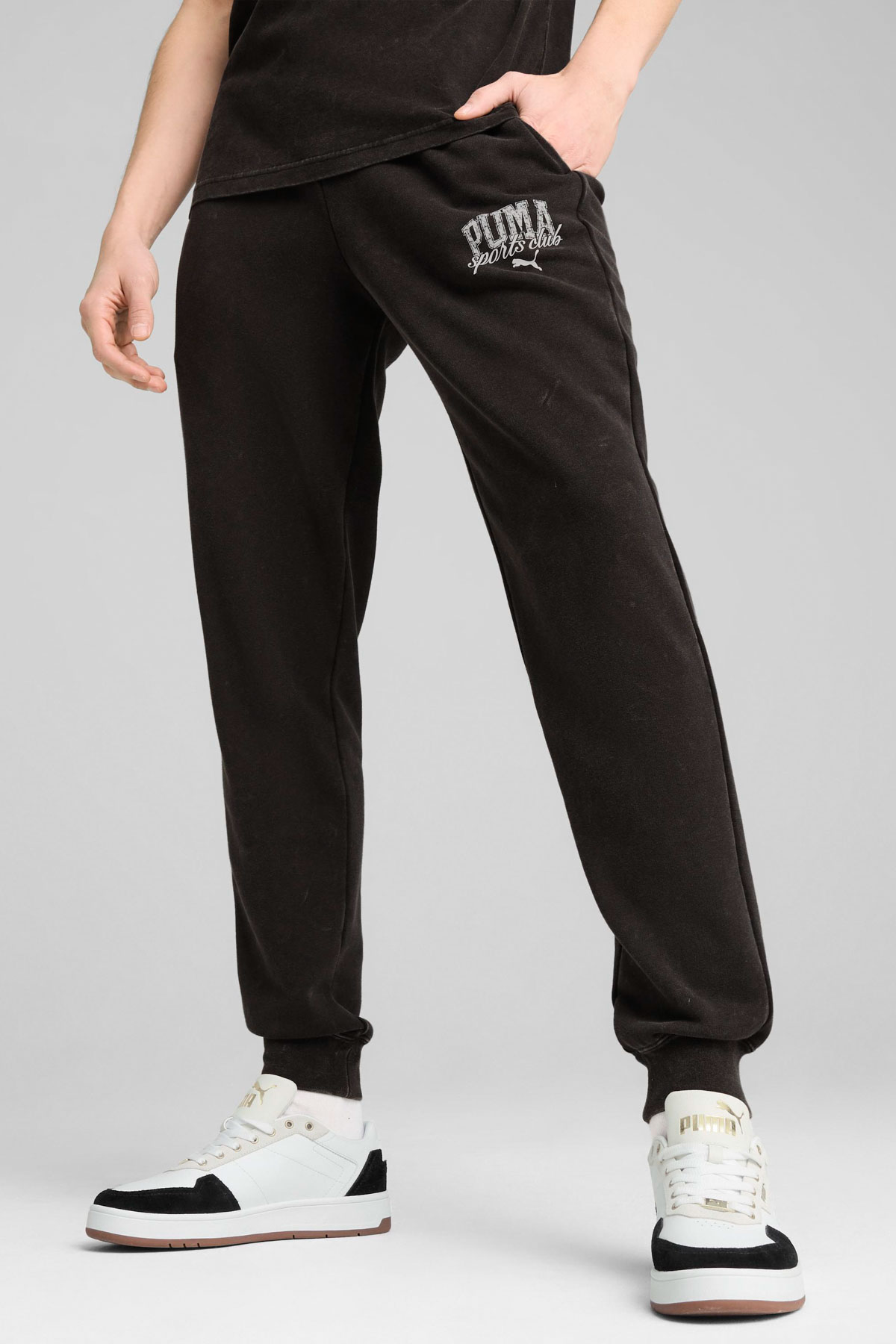 5M,PUMA CLASS Washed Sweatpa,SIYAH